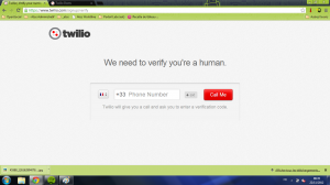 Vérification vocale au lieu d'un captcha