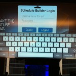 L'interface de login avec le nouveau composant de clavier virtuel