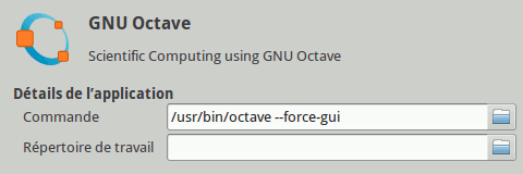 GNU Octave MenuLibre