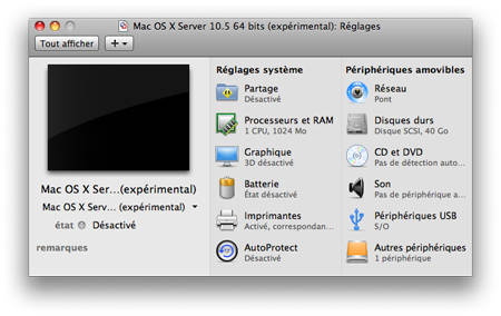 VM Parameter