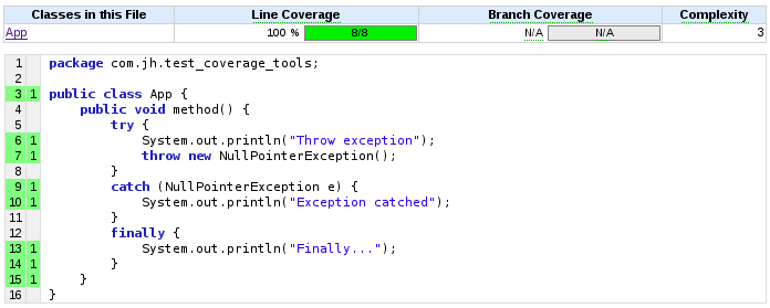 TryCatch1 - Cobertura
