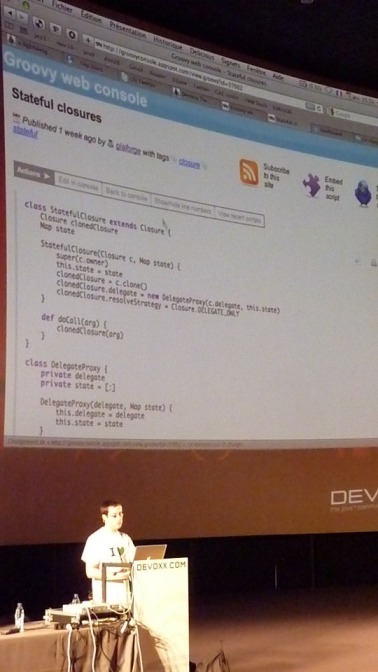 Devoxx 2009 - Google App Engine, Groovy