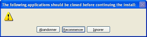 Erreur Microsoft