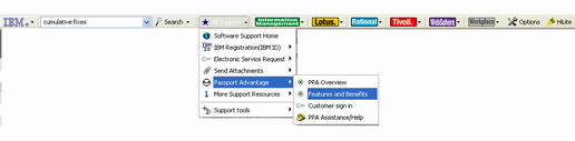 IBM Support Toolbar